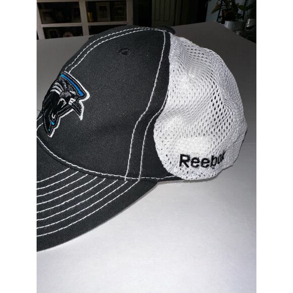 Carolina Panthers Reebok NFL Team Apparel On Field Trucker Hat Snap Back - Picture 2 of 7